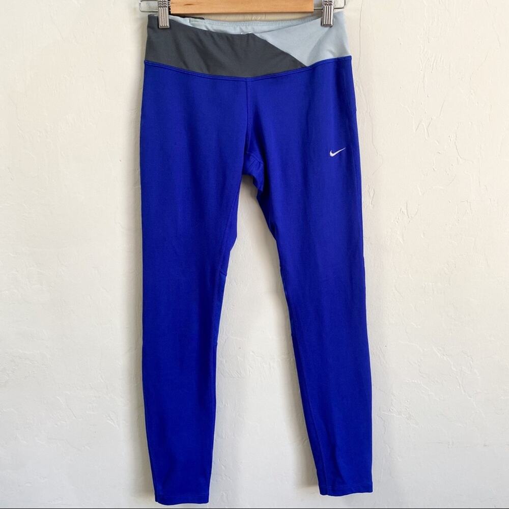 Nike Dri-Fit Blue Yoga Running Leggings‎